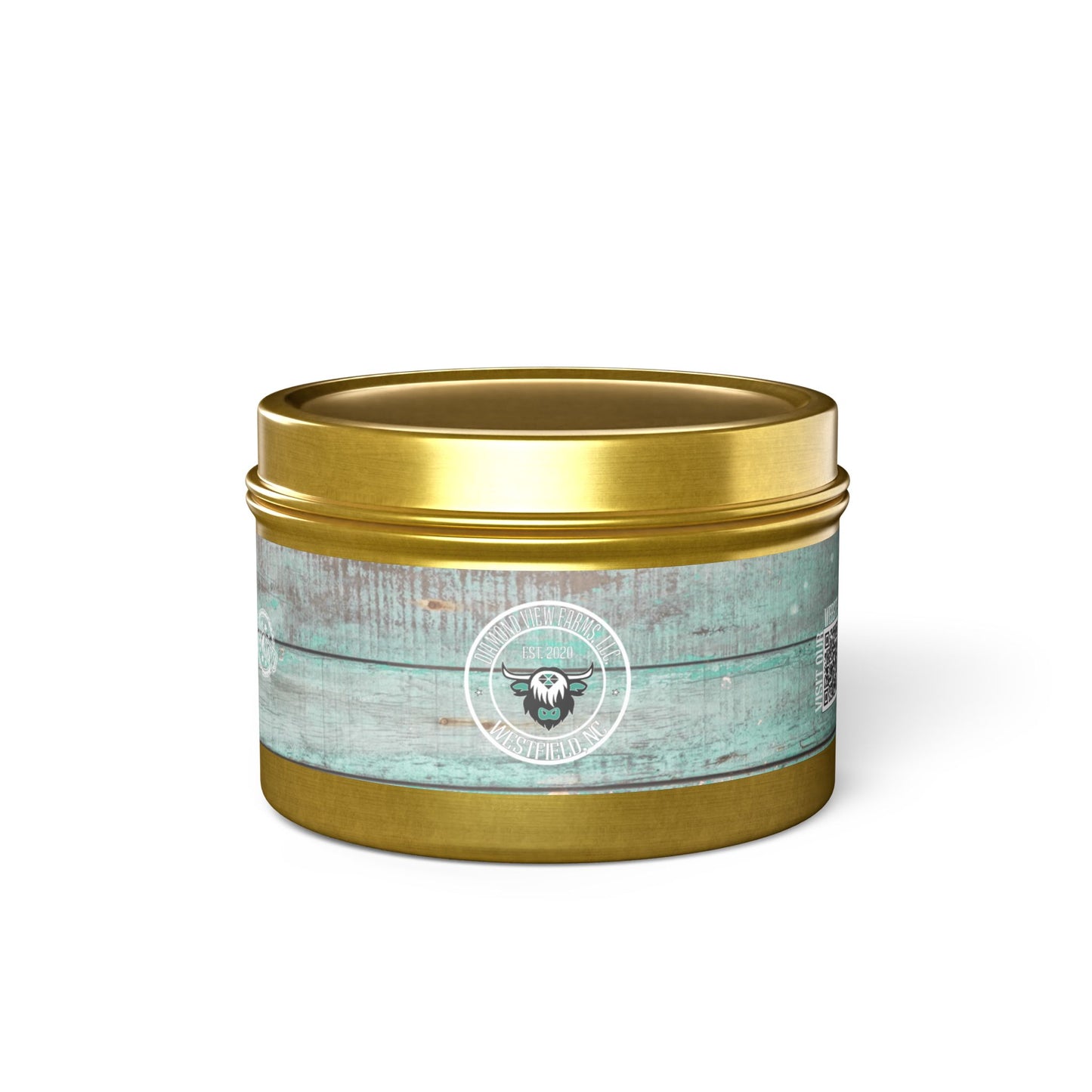 Rustic Tin Candles - Eco-Friendly Soy Wax, Perfect for Relaxation & Home Décor, by Diamond View Farms