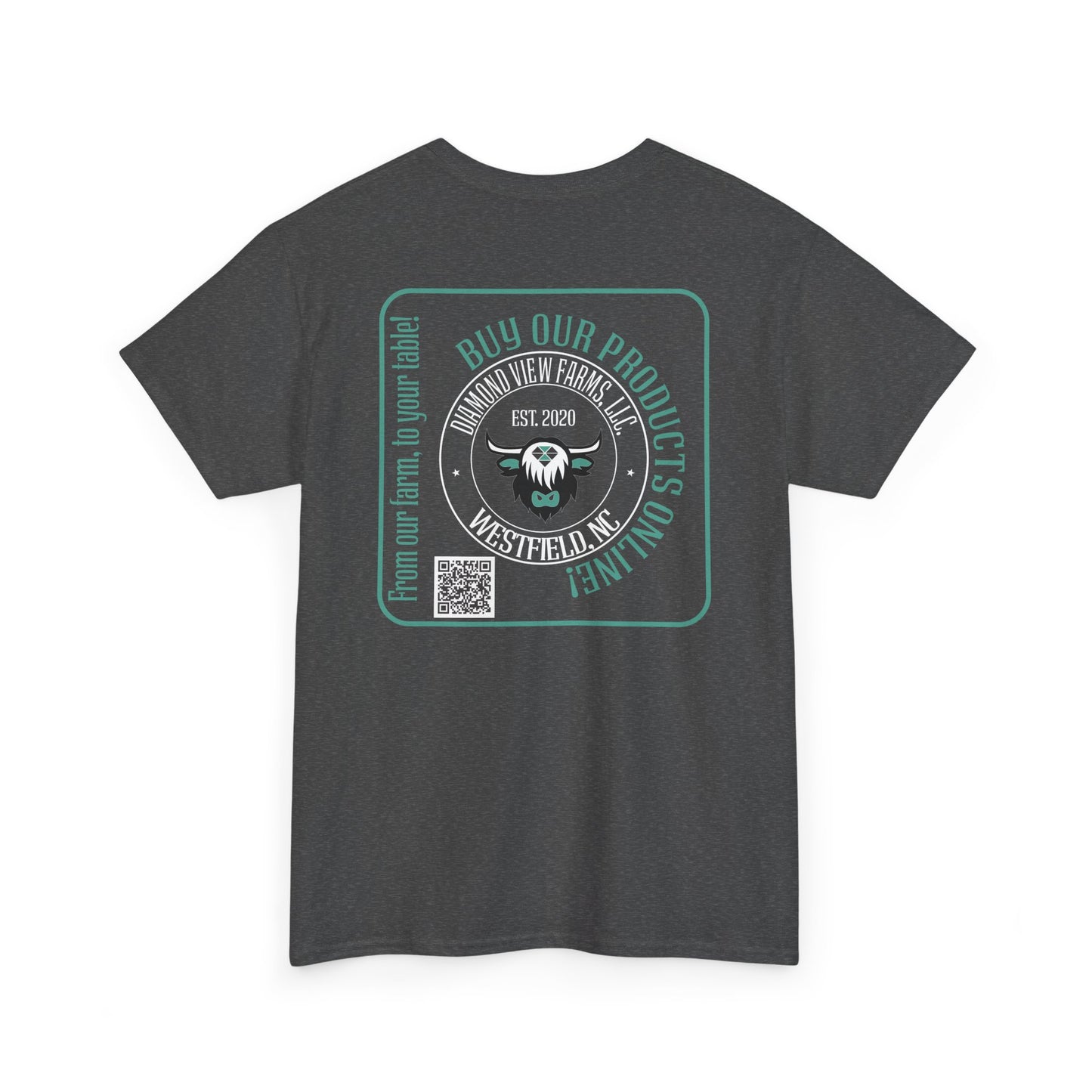 Unisex Heavy Cotton Tee, by Diamond View Farms