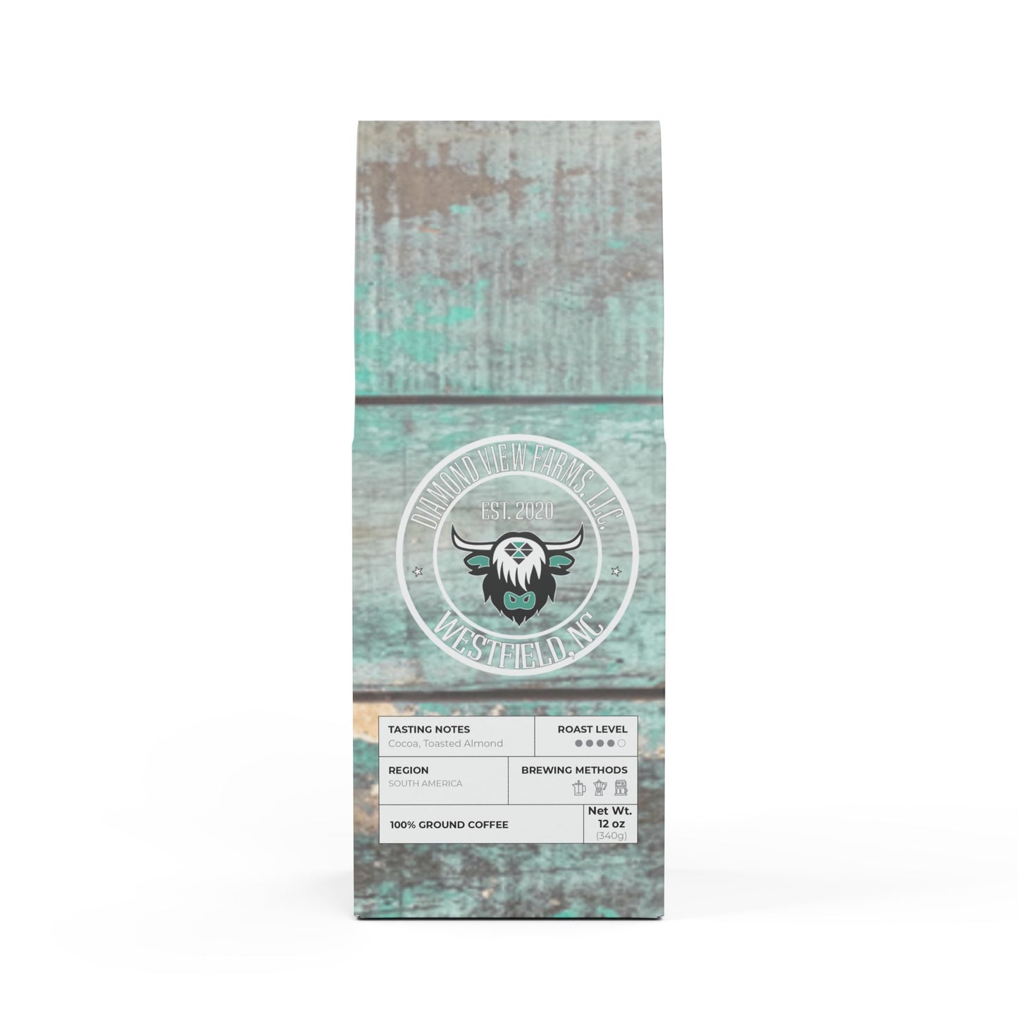 Cascades Coffee Blend (Medium-Dark Roast), by Diamond View Farms