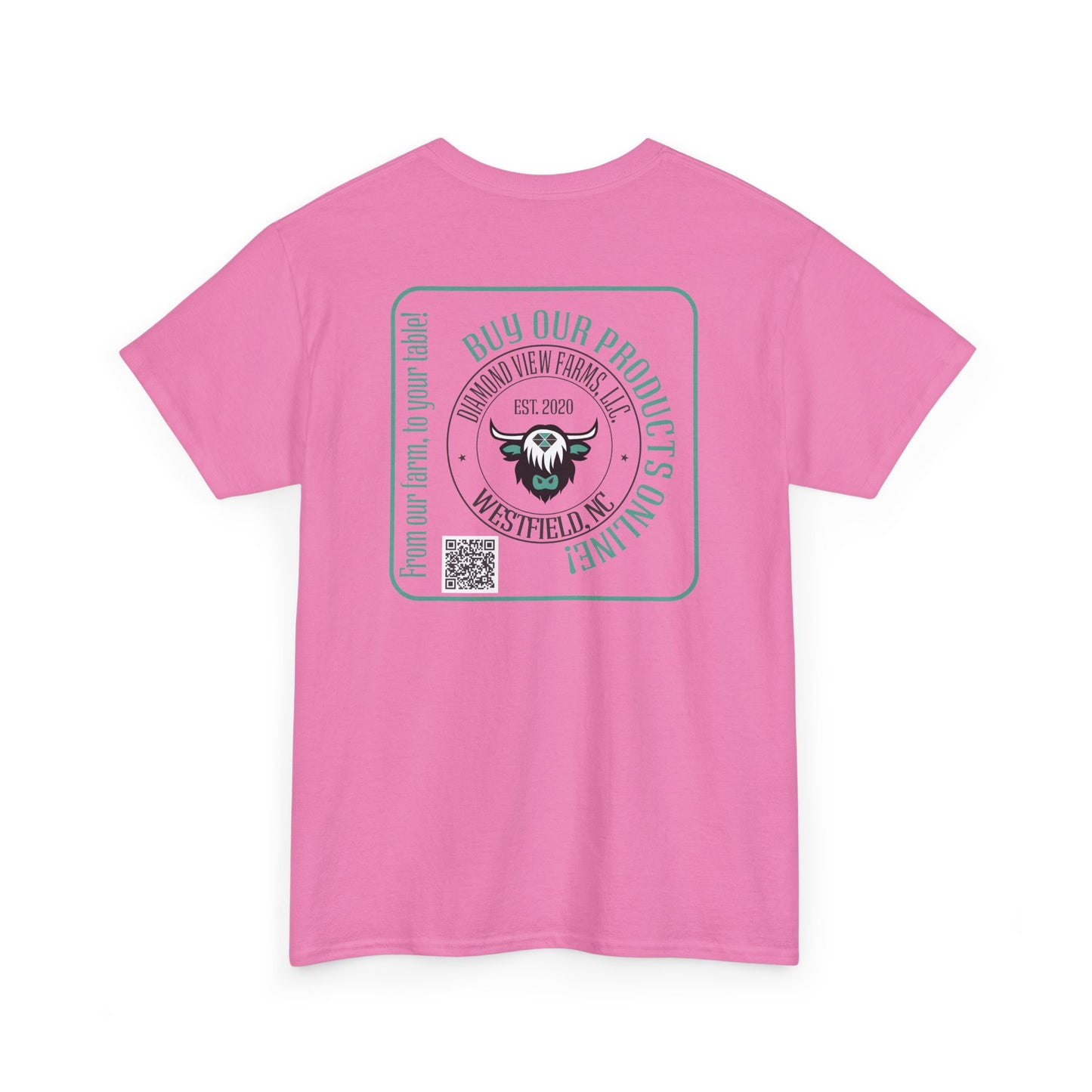Vintage Graphic Unisex Heavy Cotton Tee - Retro Style with Cool Design, by Diamond View Farms