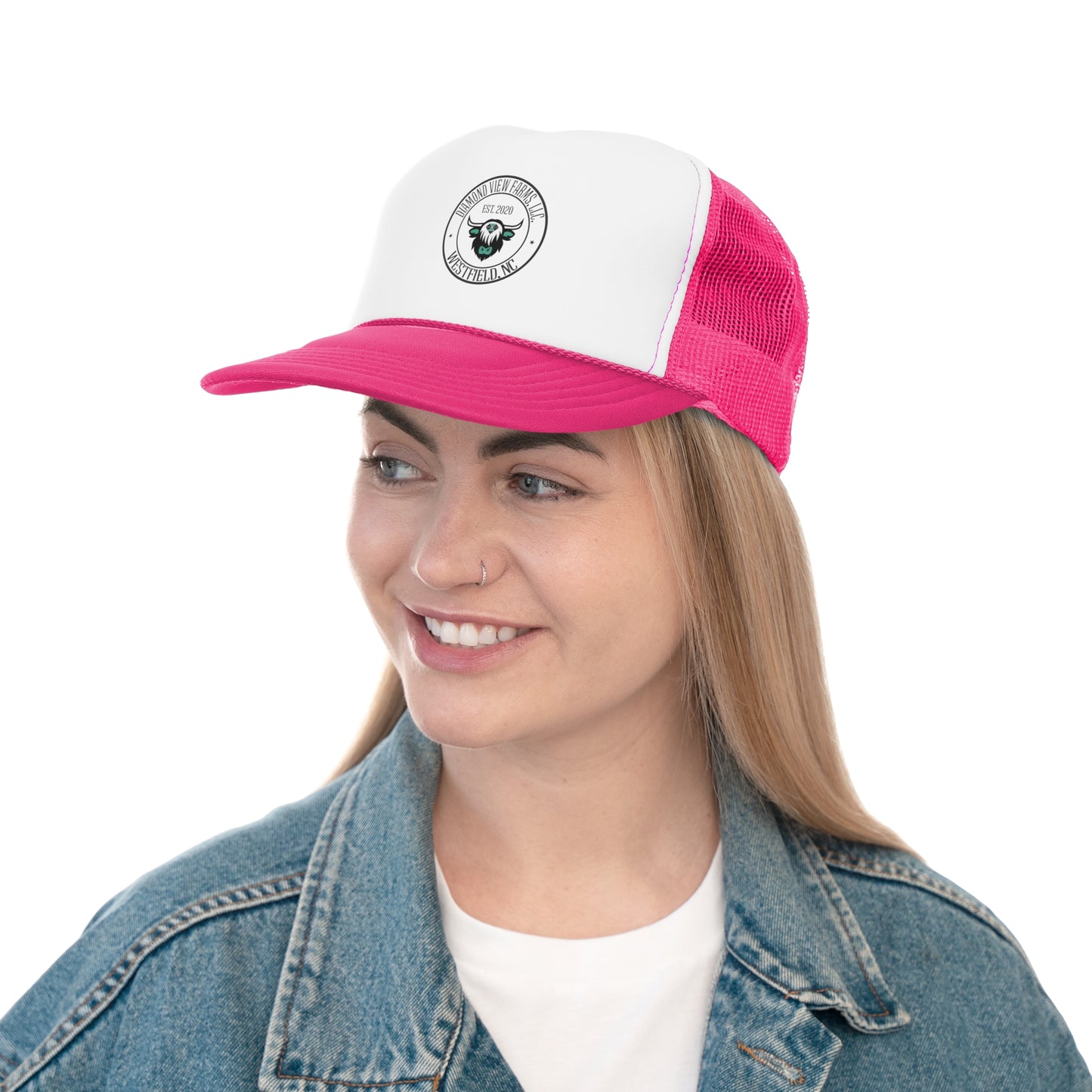 Custom Trucker Cap for Farmers - Diamond View Farms, Established 2020