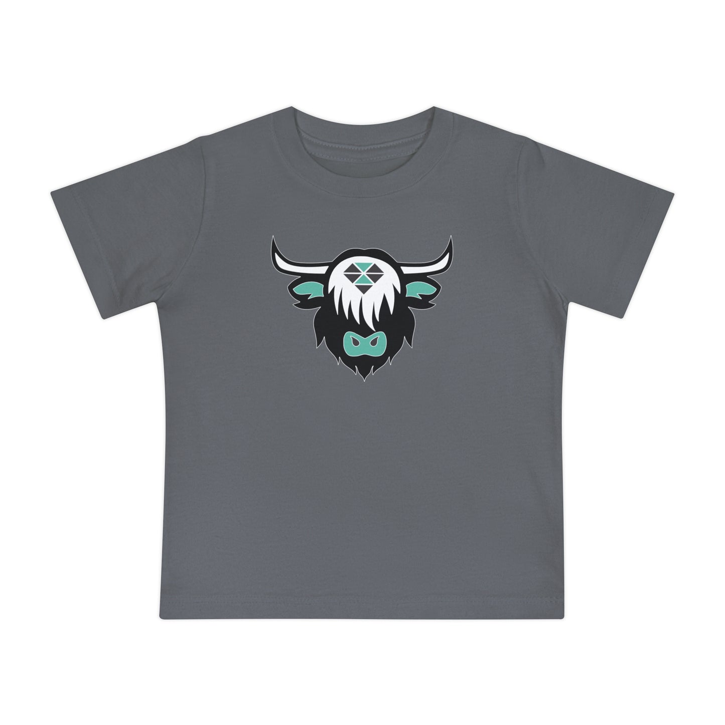 Cute Highland Cow Infant Tee - Adorable Baby T-Shirt with Fun Graphic, by Diamond View Farms
