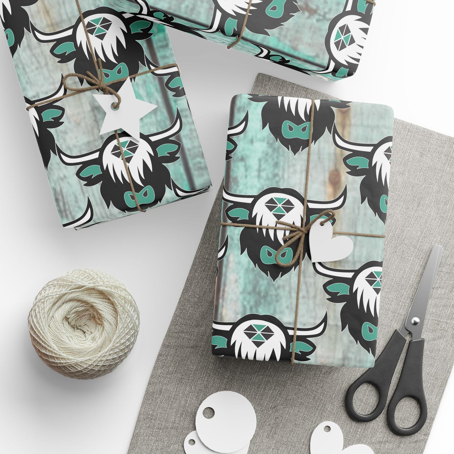 Trendy Skull-Themed Wrapping Paper, by Diamond View Farms - Unique Gift Wrap for Holidays and Celebrations