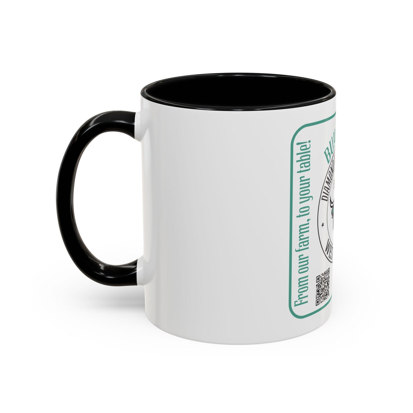 Personalized Farm Fresh Coffee Mug, by Diamond View Farms - 11oz