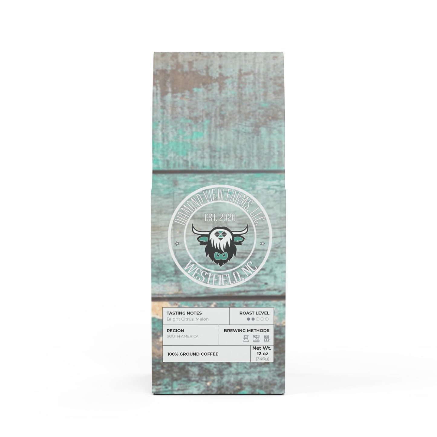 Colombia Single Origin Coffee (Light-Medium Roast), by Diamond View Farms