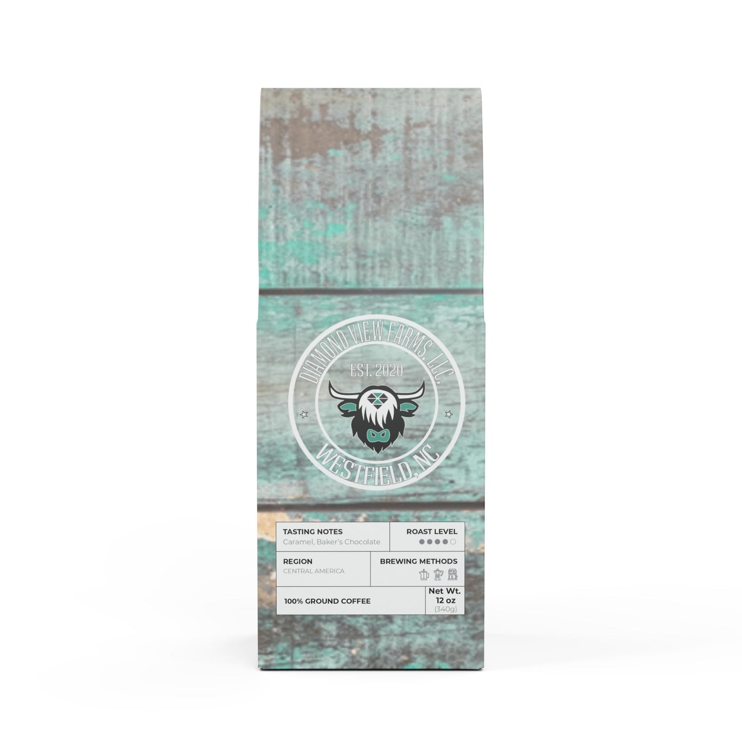 Flathead Valley Coffee Blend (Medium-Dark Roast), by Diamond View Farms