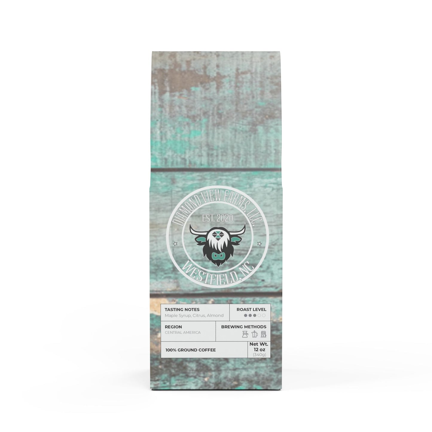 Broken Top Coffee Blend (Medium Roast), by Diamond View Farms