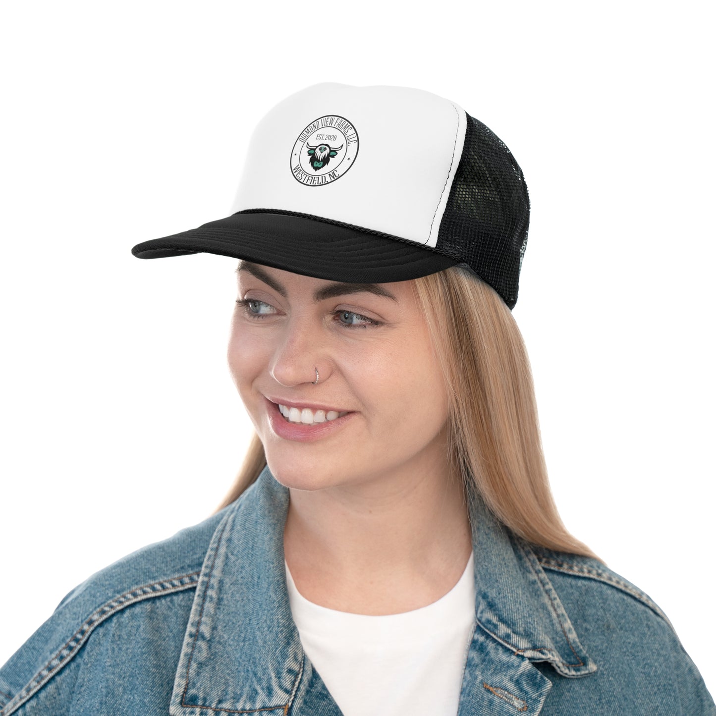 Custom Trucker Cap for Farmers - Diamond View Farms, Established 2020