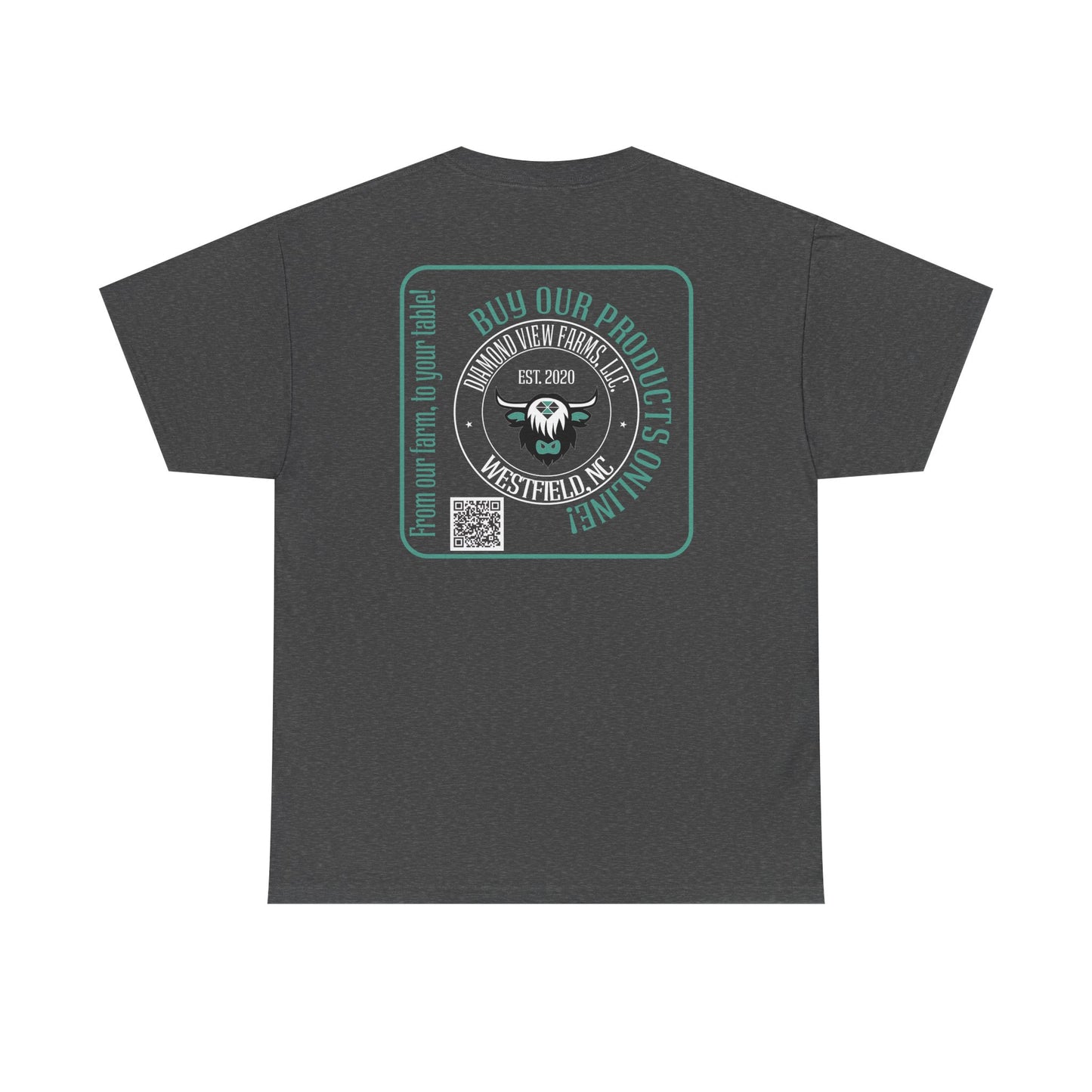 Unisex Heavy Cotton Tee, by Diamond View Farms