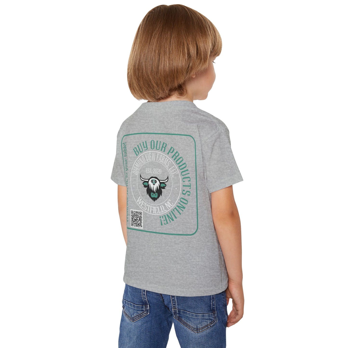 DVF Toddler Heavy Cotton T-Shirt - Design for Kids