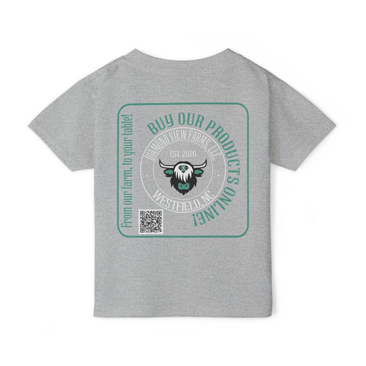 DVF Toddler Heavy Cotton T-Shirt - Design for Kids