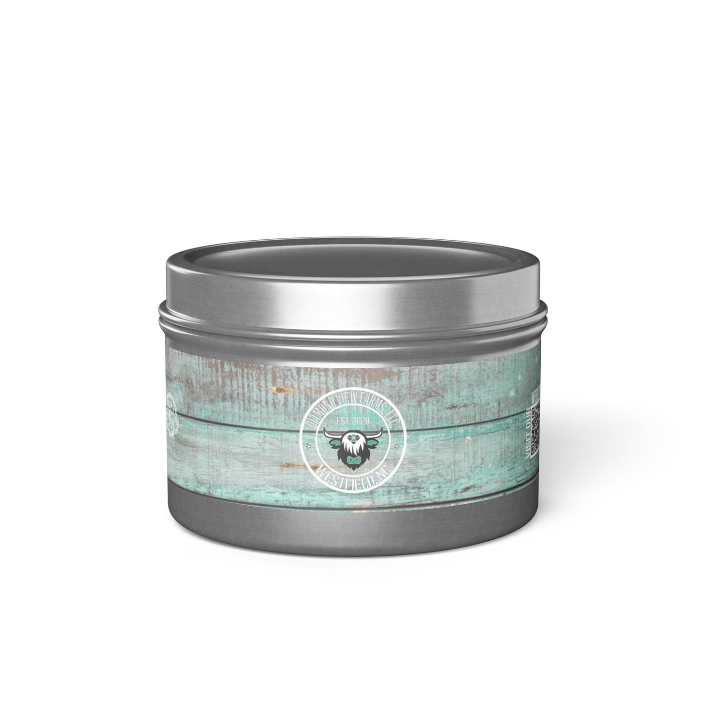 Rustic Tin Candles - Eco-Friendly Soy Wax, Perfect for Relaxation & Home Décor, by Diamond View Farms