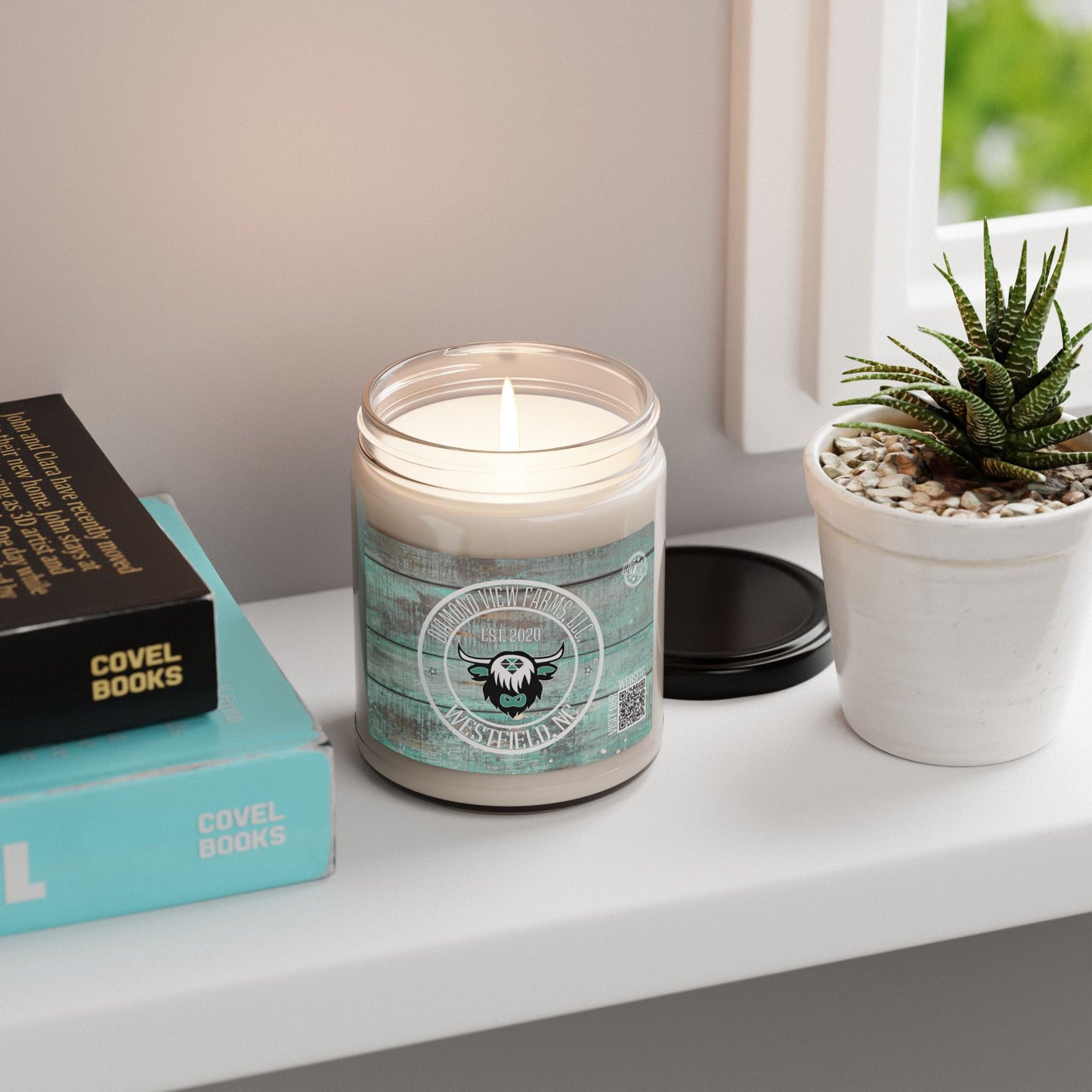 Westfield Farmhouse Scented Soy Candle - Rustic Aroma, 9oz, by Diamond View Farms