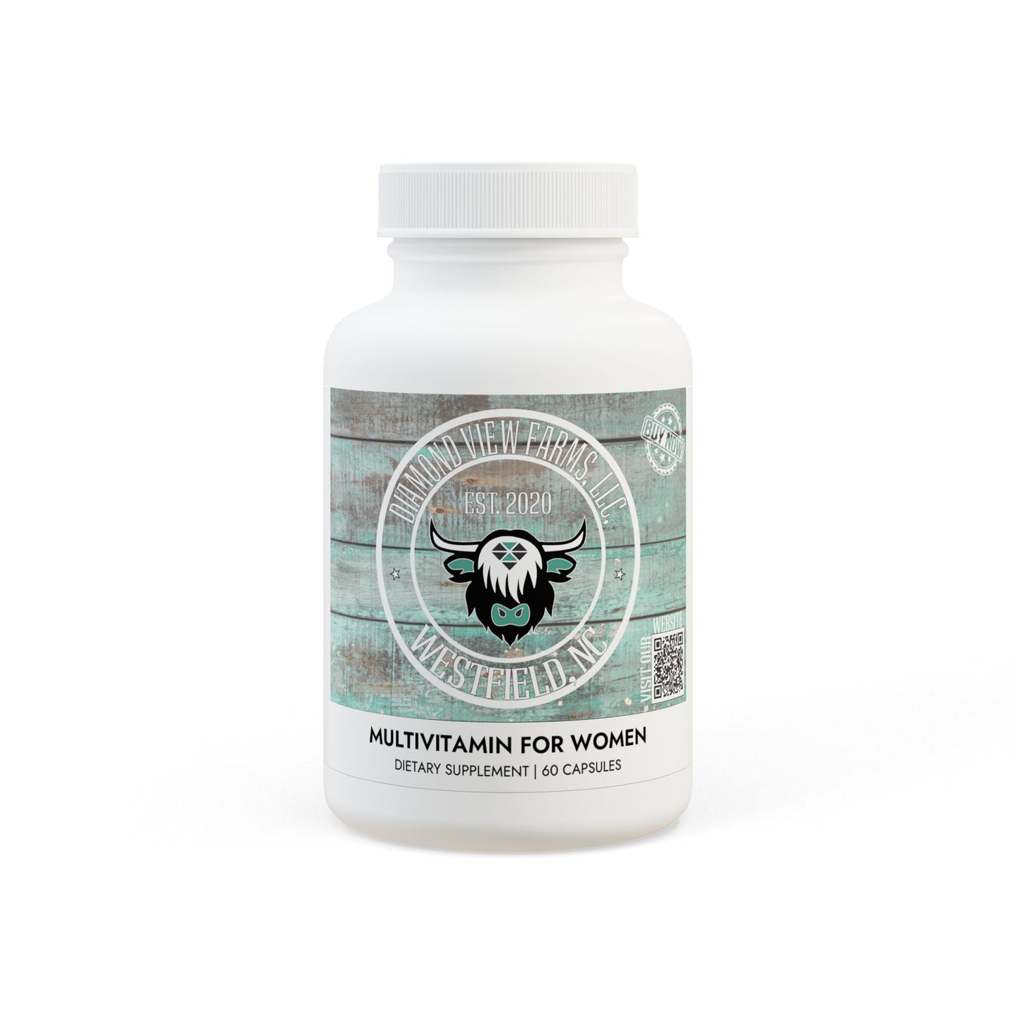 Multivitamin for Women Supplement (60 Capsules), by Diamond View Farms