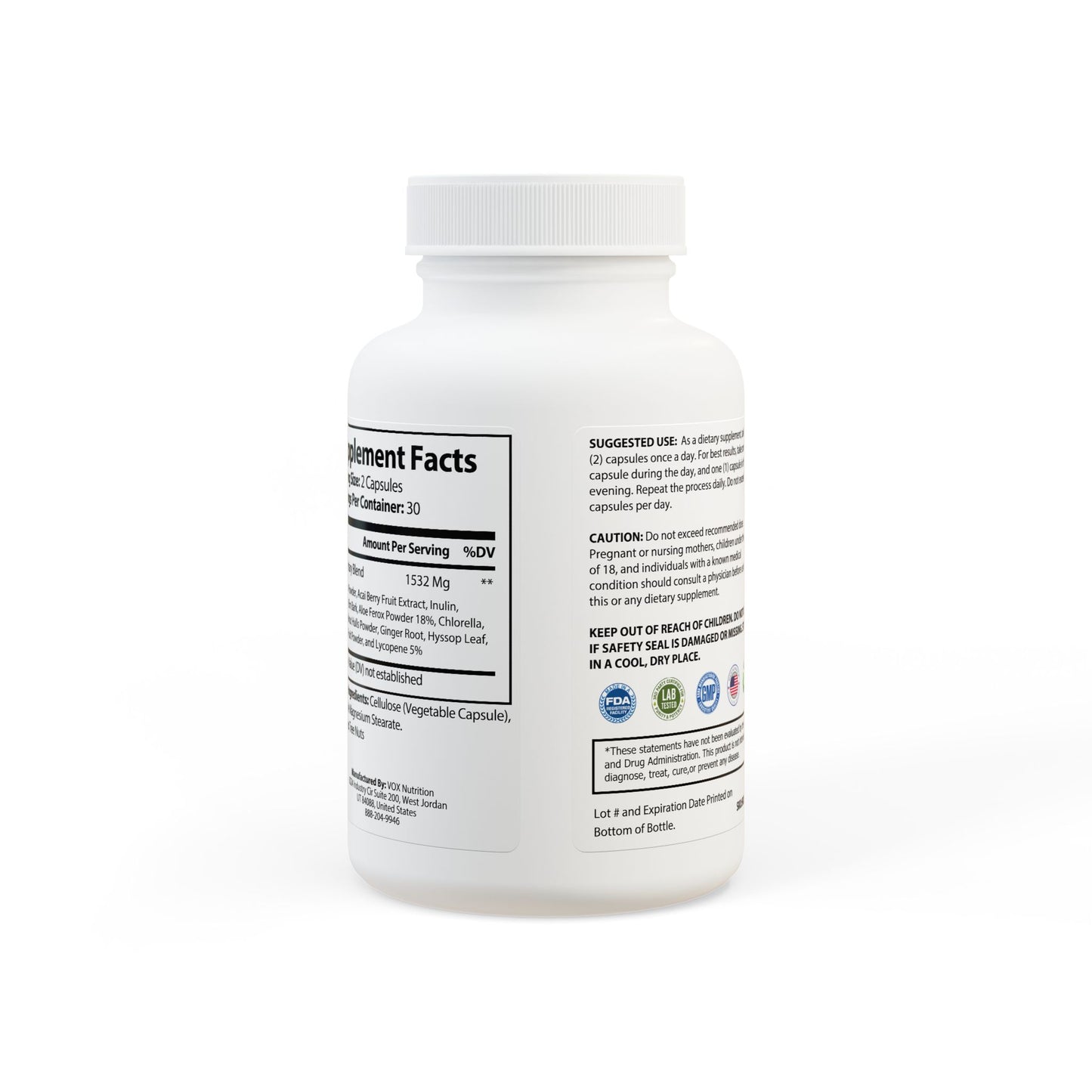 Acai Berry Complex Supplement (60 Capsules), by Diamond View Farms